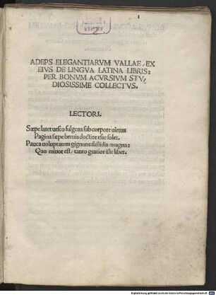 Adeps elegantiarum Vallae