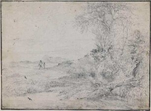 Landschaft mit umgestürzter Weide