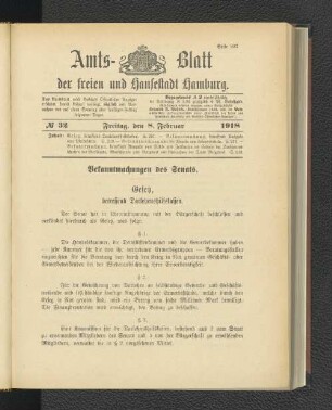 No. 32, 8. Februar 1918
