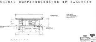 Calmbach: Neubau EG - Schnitt A-A Empfangsgeb.