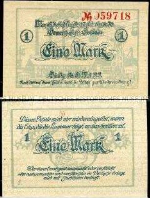 Eisleben, Mansfeldische Kupferschiefer bauende Gewerkschaft, 1 Mark