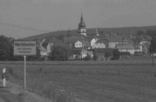 Marktleuthen: Ortsschild