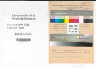Entnazifizierung Lorenz Elfers , geb. 28.11.1886 (Beamter)