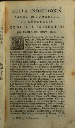 Canones et Decreta ... Concilii Tridentini