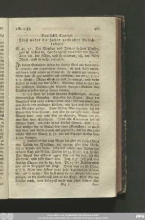 Das LIII. Capitel. Trost wider die hohen geistlichen Anfechtungen.