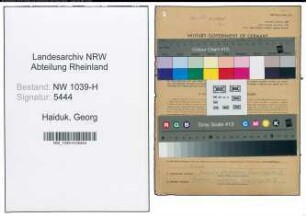 Entnazifizierung Georg Haiduk , geb. 15.07.1912 ()