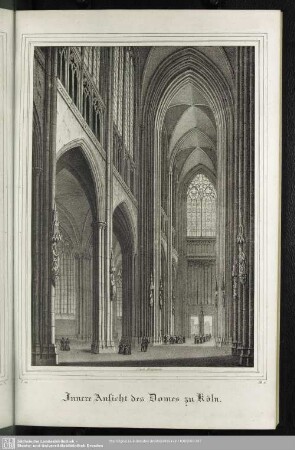 Innere Ansicht des Domes zu Köln