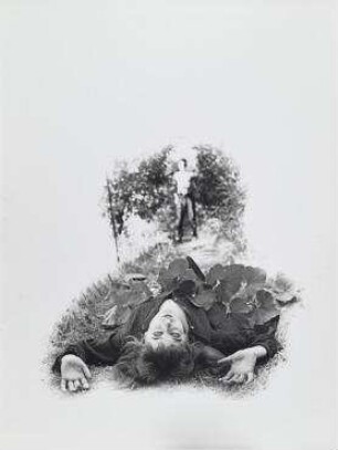 Ohne Titel (Vali und Daniel im Garten Paris)