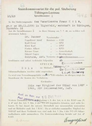 Hölz, Franz