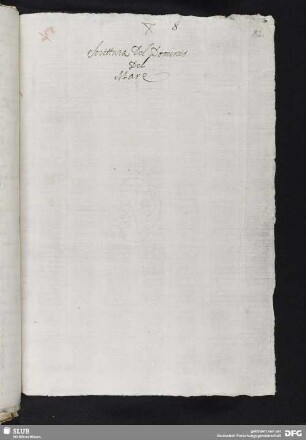 [Faszikel 5: Denkschrift zur Seepolitik Venedigs, an den Dogen gerichtet (Entwurf)]