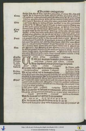 Capitulum quintum de formatione preteritorum et supinorum.