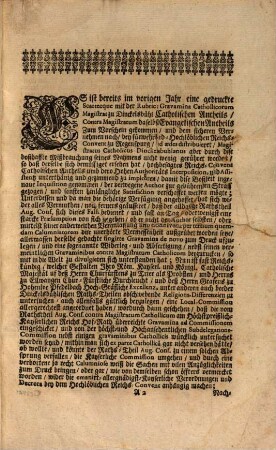 Abgenöthigte Rechtliche Defension Magistratus Catholici in ... Dinkelsbühl, contra Magistratum Aug. Conf. daselbsten