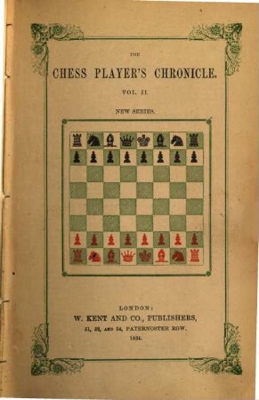 The chess player's chronicle. 2. 1854
