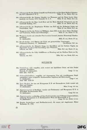 Silber (Nr. 364-555)