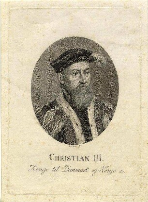 Bildnis von Christian III (1503-1559), König von Dänemark