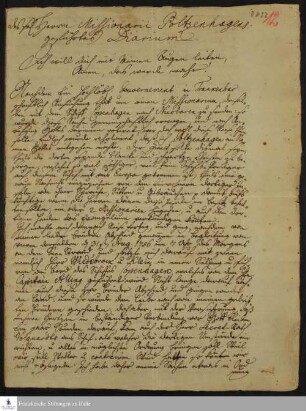 Reisetagebuch von David Poltzenhagen.