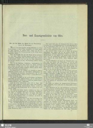 Bau- und Kunstgeschichte von Cöln