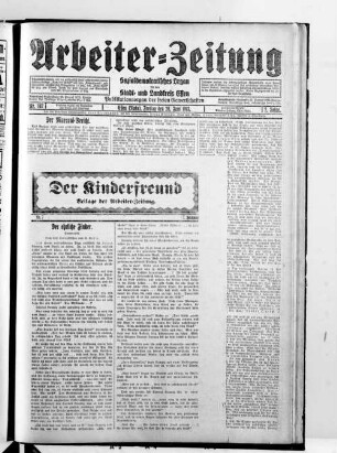 Der Kinderfreund. 1907-1914