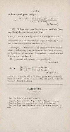 Rectifications.