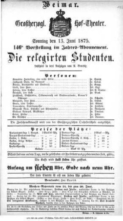 Die relegirten Studenten