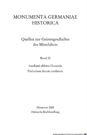 Psalterium decem cordarum