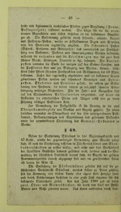 42. [Die Fürstenthümer und Standesherrschaften]