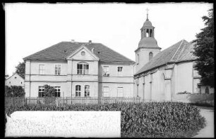 Kamenz. Spittel, Katholische Kirche und Pfarrhaus