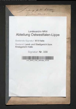 Sonstige: Speckmann, Johann Friedrich, geb. Abke; Ehepartner: Speckmann, Marie Catharine, geb. Cavenstroth:
