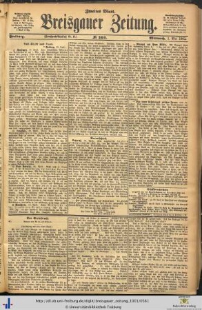 01.05.1901 (Zweites Blatt)