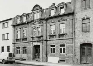 Olbernhau, Wohnhaus : Olbernhau. Wohnhaus (um 1900), Bahnhofstraße 6. Straßenansicht
