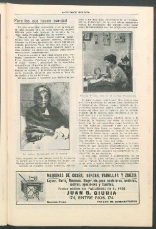 Para los que hacen caridad