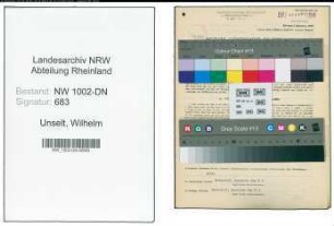 Entnazifizierung Wilhelm Unselt, geb. 12.05.1902 (Kontrolleur)
