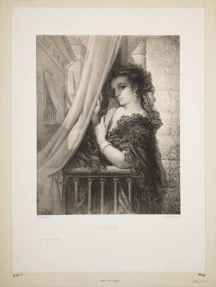 Séville, Blatt 10 der Folge "L’Album de Gustave Doré"