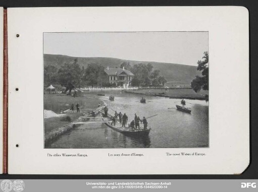 Les eaux douces d'Europe.