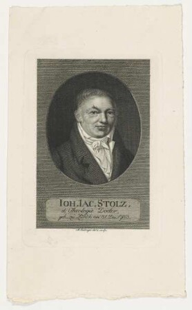 Bildnis des Ioh. Iac. Stolz
