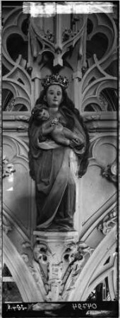 Breisach Sankt Stephansmünster Lettner Plastik der Heiligen Mutter Gottes