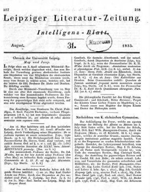 Chronik der Universität Leipzig.