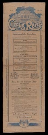 Circus Renz, Berlin, 1895