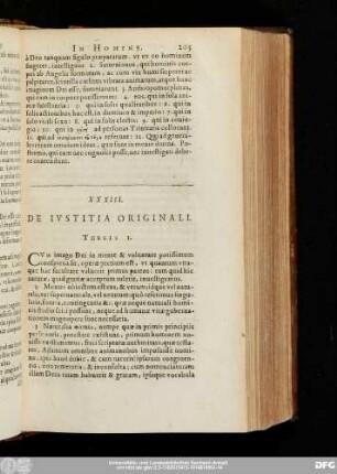 XXXIII. De Iustitia Originali.