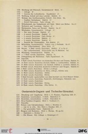Oesterreich-Ungarn und Tschecho-Slowakei (Nr. 1211-1300a)