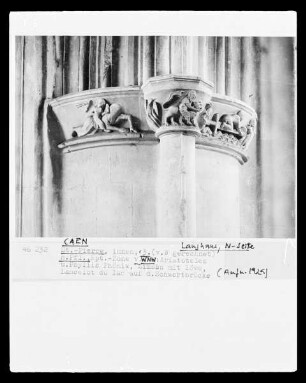 Aristoteles und Phyllis, Phönix, Samson mit Löwe, Lancelot du Lac auf der Schwertbrücke