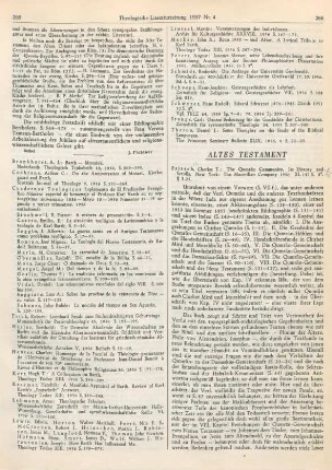 266-267 [Rezension] Fritsch, Charles T., The Qumrān community