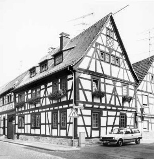 Fachwerkwohnhaus; Seligenstadt, Steinheimer Straße 17