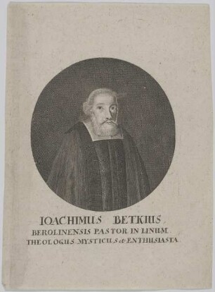 Bildnis des Ioachimus Betkius