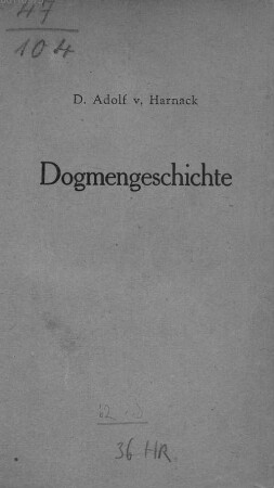 Dogmengeschichte