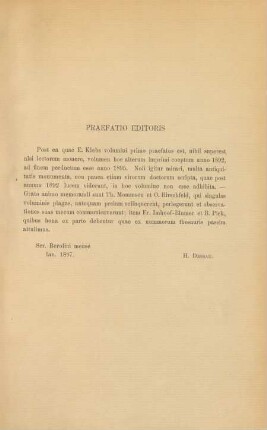 Praefatio editoris
