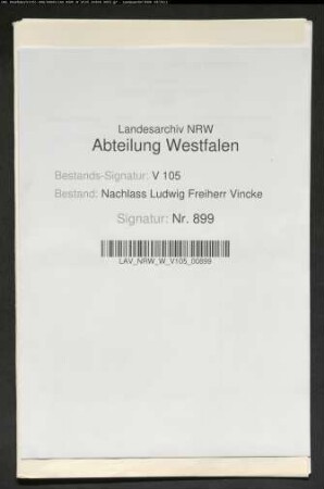 6 Briefe des Bruders Giesbert Vincke