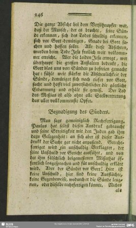 Begnadigung des Sünders