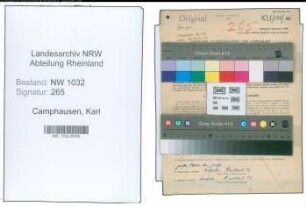Entnazifizierung Karl Camphausen , geb. 20.08.1886 (Hallenmeister)