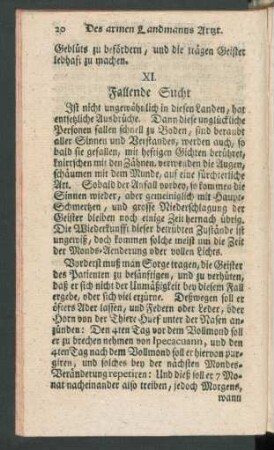 XI. Fallende Sucht